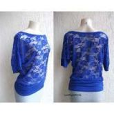 blusa em renda para sobreposição