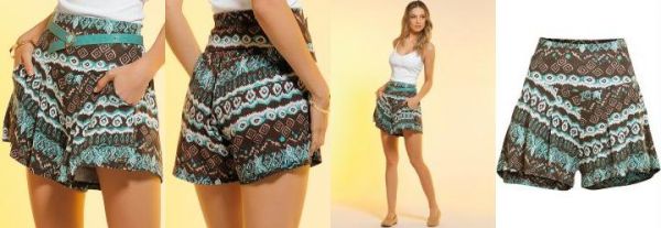 Shorts etnico SH 102