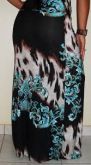 Saia longa em liganete estampada ref. SA.108